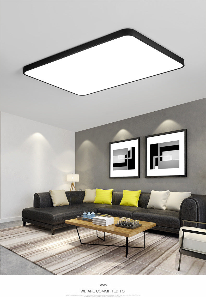 Modern simple personality square living room lamp Nordic Creative Home Use led Bedroom Ceiling Light Zhongshan Lighting Fixtures