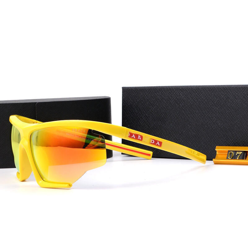 New p Home Sports Sunglasses European and American Internet Celebrity Driving UV Protection Cycling Windproof Goggles High-end Sunglasses