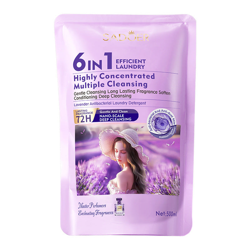 Cross-border Lavender Antibacterial Laundry Detergent500ml Fragrance Cleaning Clean Clothing Export Manufacturer Wholesale