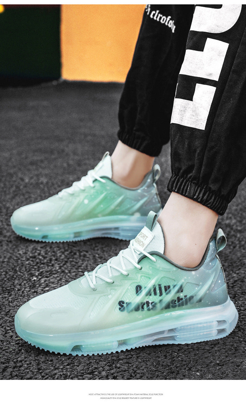 2025Summer New Fashion Luminous Trendy Shoes Casual Breathable Comfortable Men's Shoes Non-Slip Wear-Resistant Sports Running Shoes