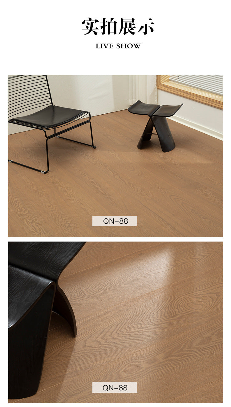 Source Factory European White Oak Pure Three-Layer Solid Wood Flooring for Underfloor Heating Modern Style Villa Home Use ENF Environmental Protection