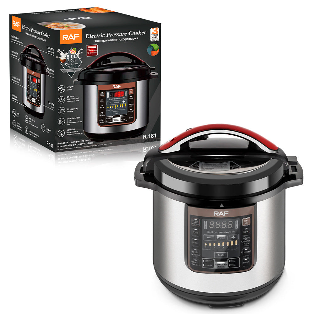 RAF European Standard Multifunctional Rice Cooker and Soup Pot with Lid Opening, Household Electric Pressure Cooker for Sauce Collection and Reservation, Rice Cooker and Pressure Cooker8