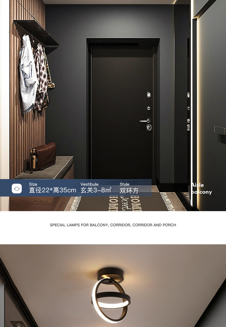 exclusive aisle lights balcony lights LED Modern Minimalist Nordic Creative Personality Cloakroom Living Room Entrance Light