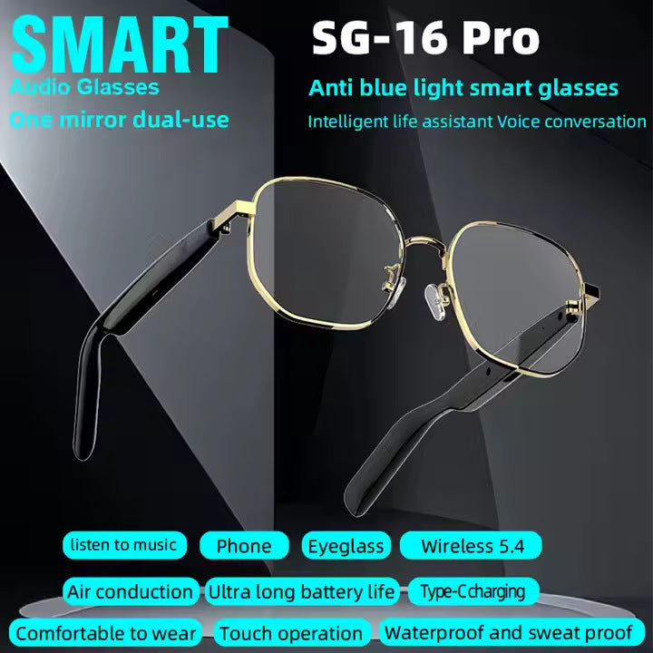 SG AI Smart Wearable Headset Glasses New Multi-Function