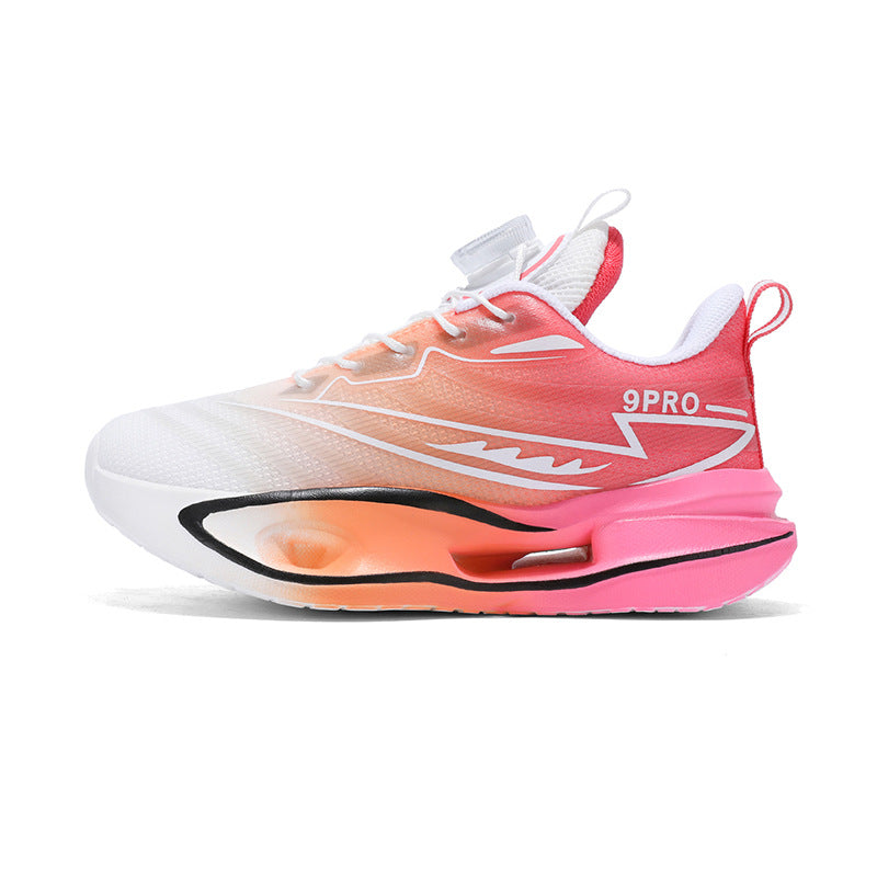 Red Rabbit9PRO Children's Fashion Casual Rotating Buckle Sports Shoes for Girls Lightweight Non-Slip Wear-Resistant Running Shoes for Boys