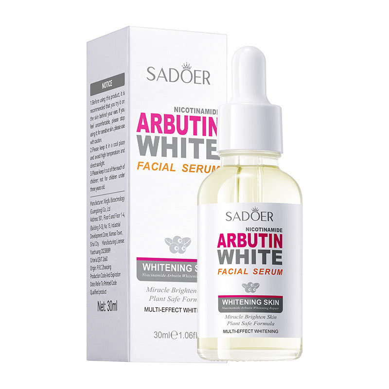 Full English Niacinamide Arbutin Set SADOER Whitening, hydrating, and moisturizing skincare products  wholesale