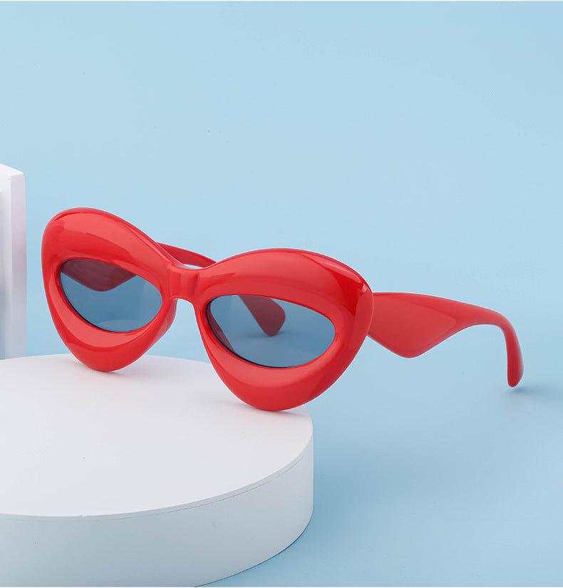 European and American Style Lip Sunglasses for Women Fashionable Party Quirky Personality Sunglasses Women's Glasses Wholesale Street Style Sun Protection