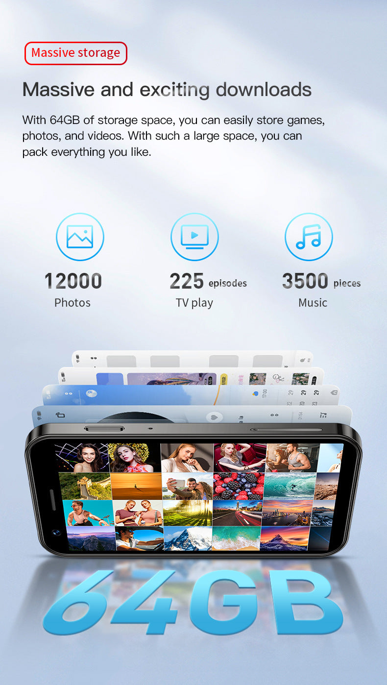 XS16All Netcom4G Mini Mobile Phone Ultra Small Pocket Four Core Android Smart Phone Google