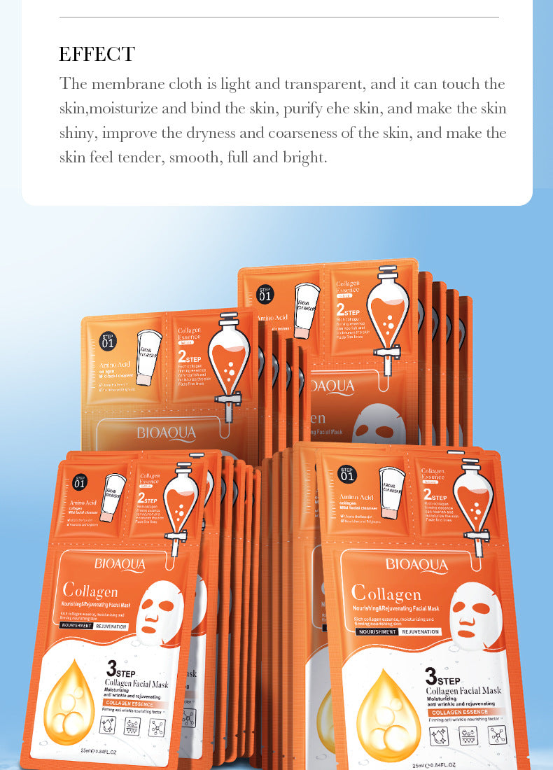 Full English Trilogy Face Mask BIOAOUA Cleansing Facial Cleanser Hydrating Essence  Wholesale