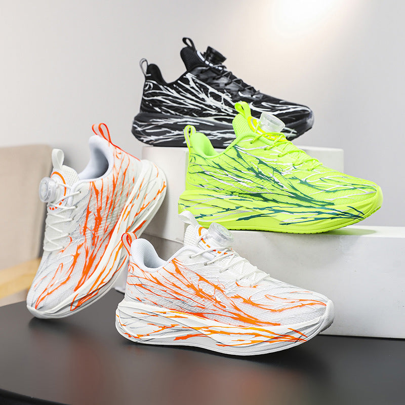 New children's casual running shoes, soft and comfortable mesh shoes, anti-slip and wear-resistant professional running shoes for boys