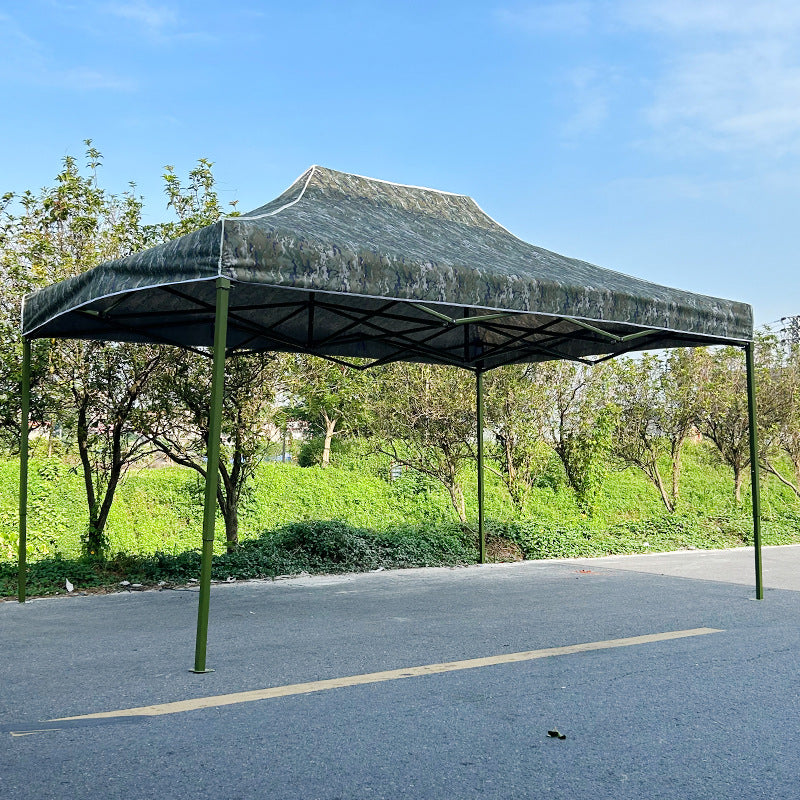 21Ink Wash Pattern Camouflage Tent Outdoor Mobile Parking Shed Exhibition Advertising Promotion Exhibition Four-Corner Sunshade Shed