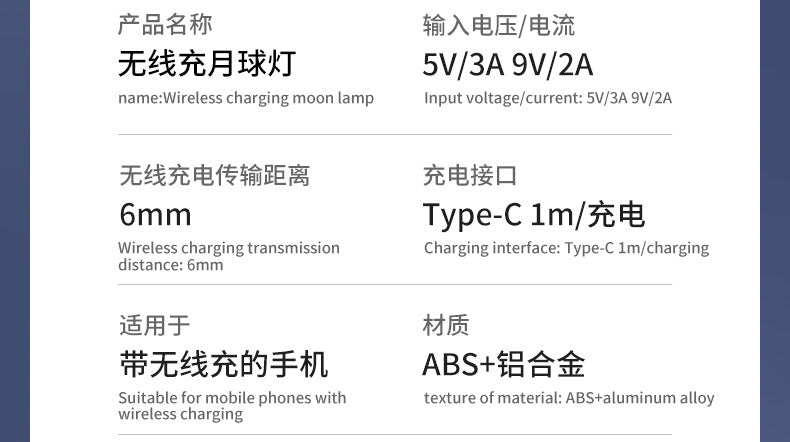 15w Wireless Charging Study Table Lamp Bedroom Bedside Sleep Eye Protection Night Light Outdoor Camping Atmosphere Light