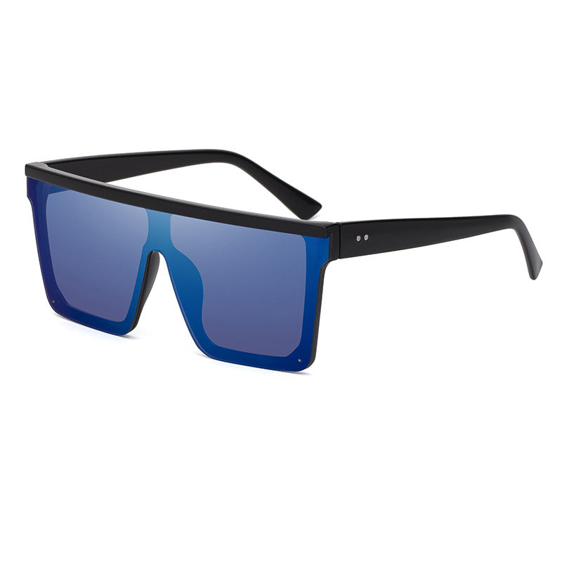 One-piece Lens Sunglasses for Men, High-end Fashion Sunglasses for Women, European and American Style Large Frame Square Glasses sunglasses