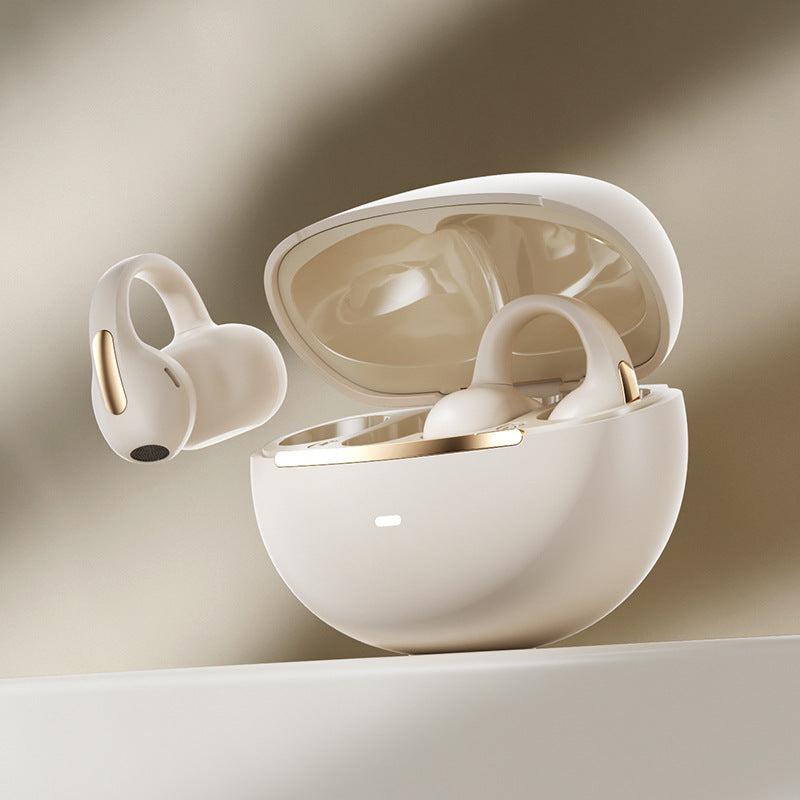 2025Popular M136Clip-on Bluetooth Earphones High Aesthetic Long Battery Life Non-in-ear Wireless Bluetooth Earphones