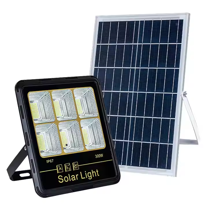 100W-300W Smart Super Bright Outdoor Waterproof Garden Light Split Solar Flood Light for Yard Lighting