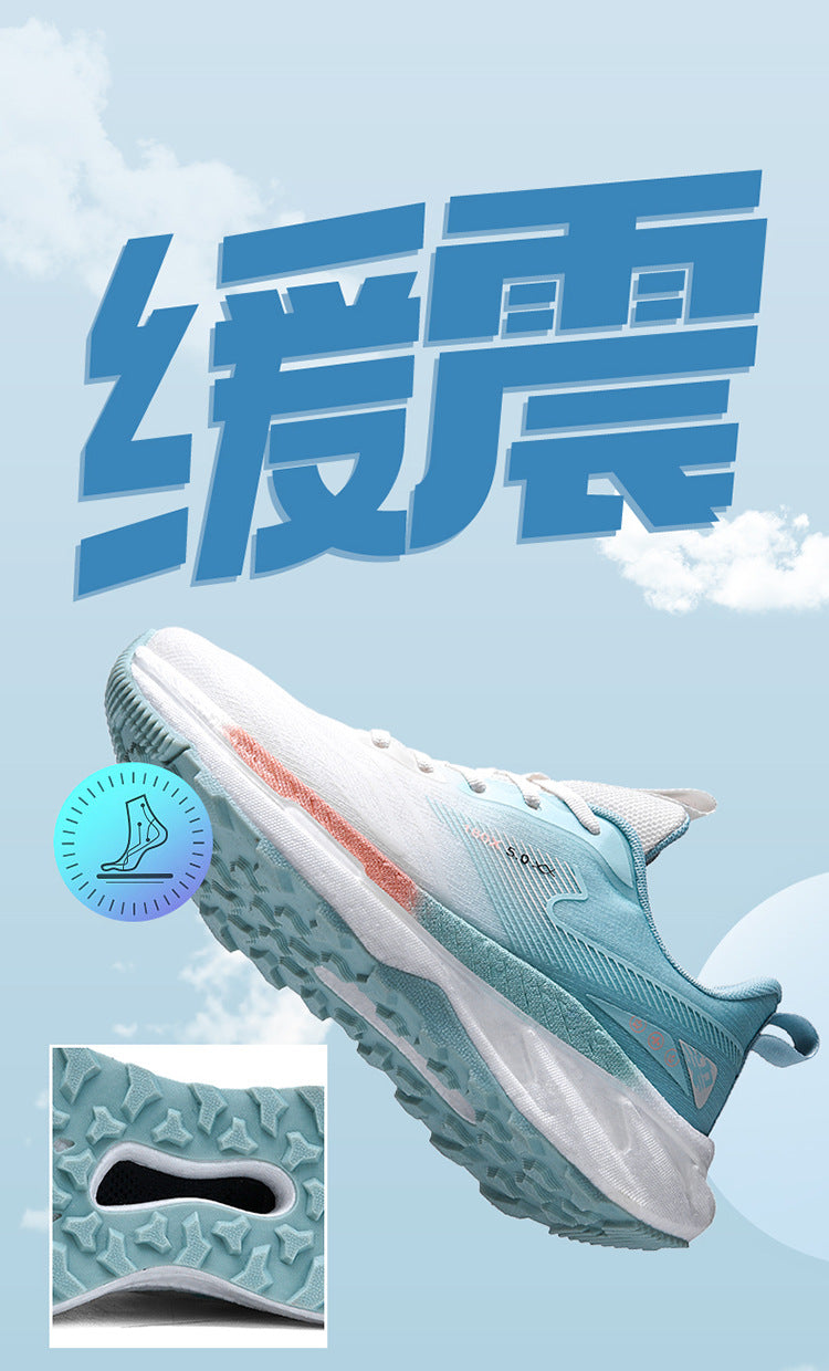 Sports Shoes Men2025New Breathable Anti-Slip Shock Absorption Sports Shoes Soft Sole Casual Lightweight Versatile Professional Fitness Shoes