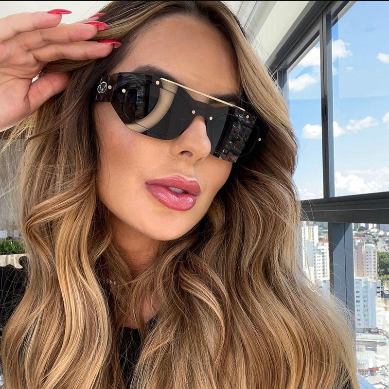 European and American Small Frame Sunglasses for Women UV Protection European and American Internet Celebrity Sunglasses for Women INS Wholesale