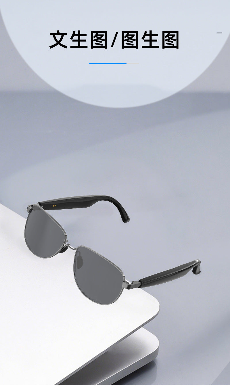 Source Manufacturer Smart Glasses ai Translation Conference Office Wearable Multifunctional Simultaneous Interpretation Can Be Paired with Prescription Lenses