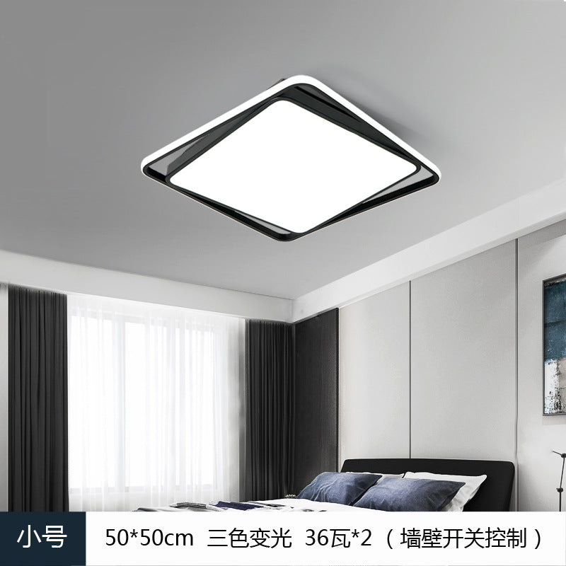 Ceiling Lamp led Living Room Lamp Rectangular Elegant Home Modern Simple Bedroom Lamp Whole House Lighting Set Combination