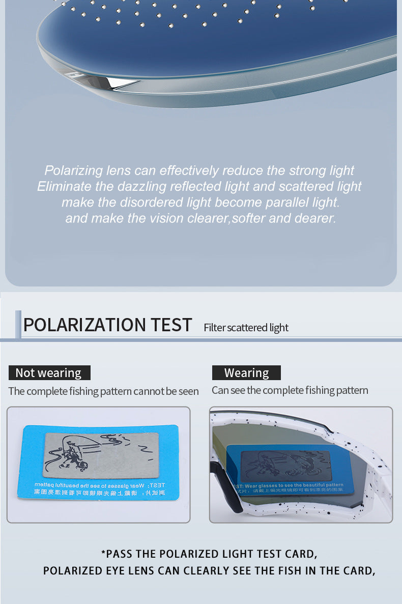 Outdoor Cycling Windproof Sunglasses for Men and Women, European and American Style One-piece Mountaineering Polarized Sunglasses Wholesale sunglasses