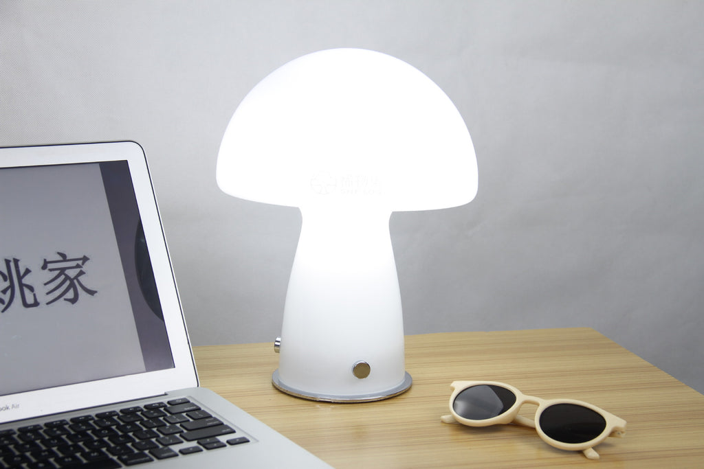 Bauhaus Table Lamp Nordic Minimalist Bedroom Mushroom Lamp Creative Yellow White Bauhaus Lamp Manufacturer Customization