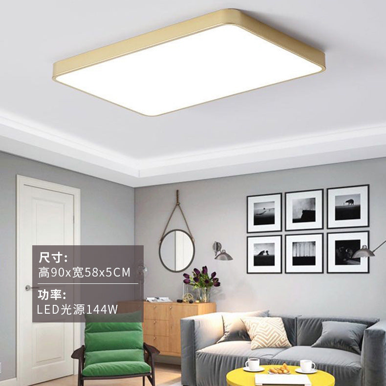 Modern simple personality square living room lamp Nordic Creative Home Use led Bedroom Ceiling Light Zhongshan Lighting Fixtures