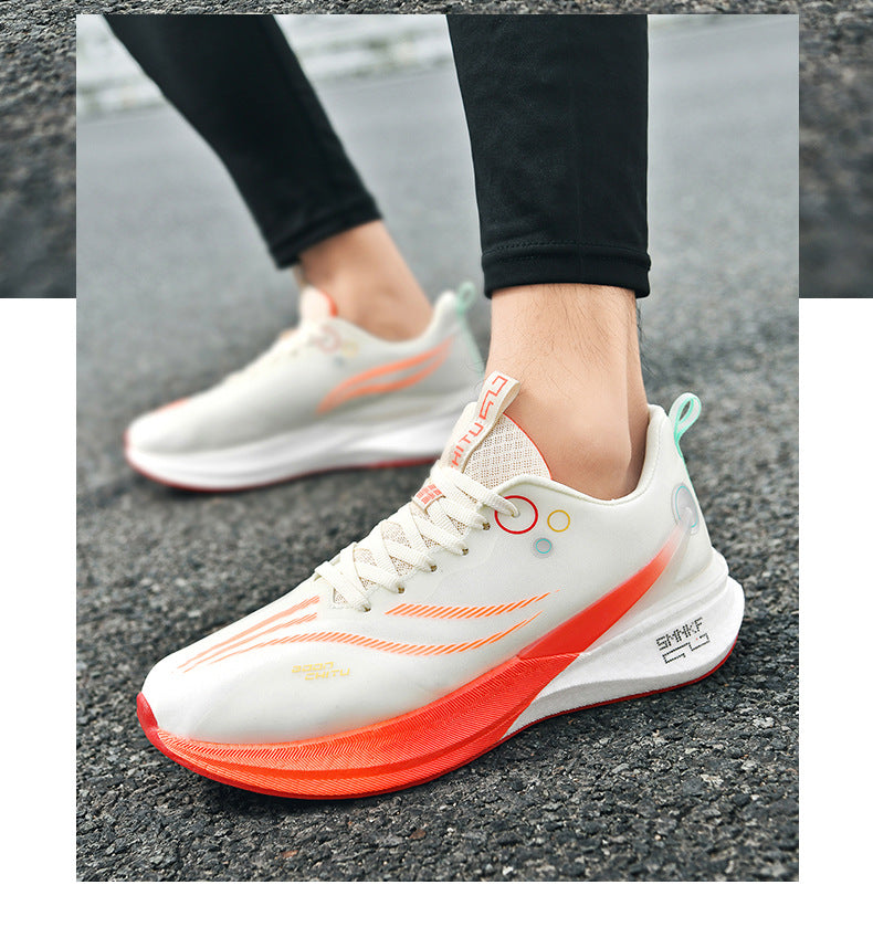 Red Rabbit8pro Rebound Cushioning Carbon Plate Running Shoes Mesh Breathable Non-Slip Sports Shoes Fashion Casual Racing Running Shoes