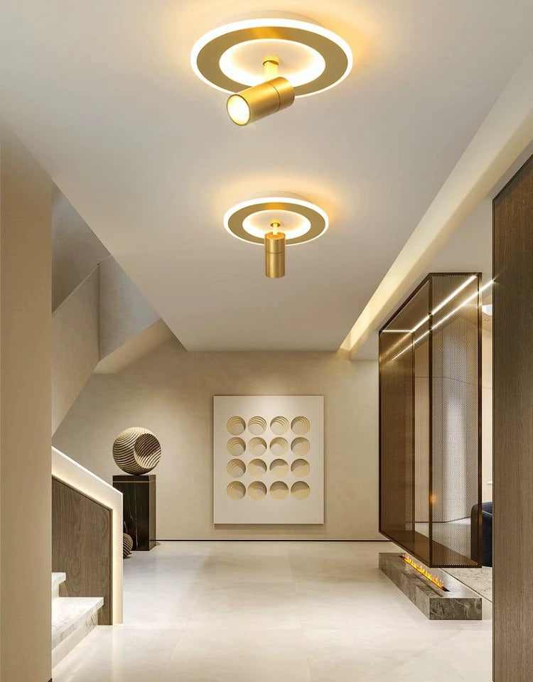 Aisle Light Corridor Light Luxury Balcony led Lamp Creative Background Wall Spotlight Simple Modern Cloakroom Ceiling Lamp