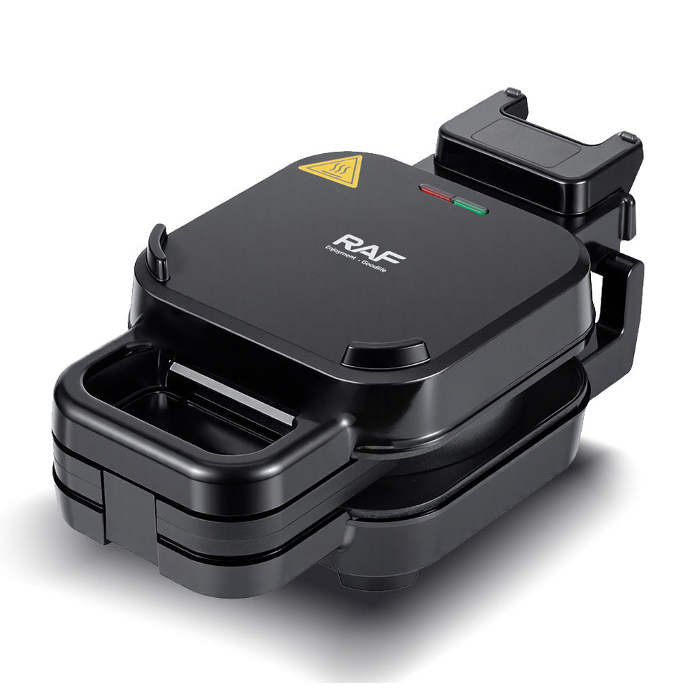 RAF European Standard Sandwich Maker Panini Maker Anti-Stick Coating Waffle Maker Muffin Maker Baking Machine2503