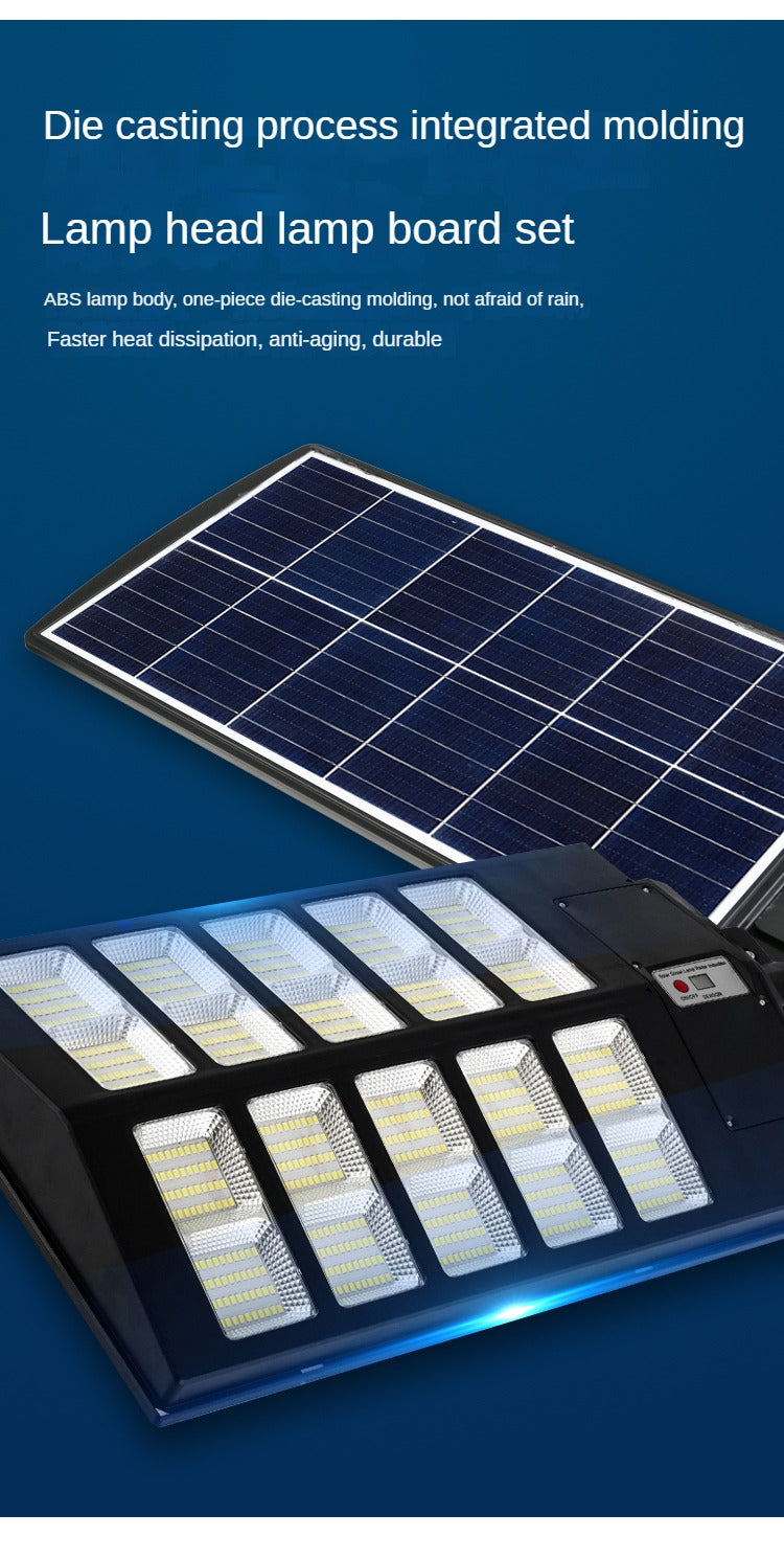 800W Solar Energy Converted Into Electrical Energy Smart Sensor Energy Saving All In One Solar Street Light