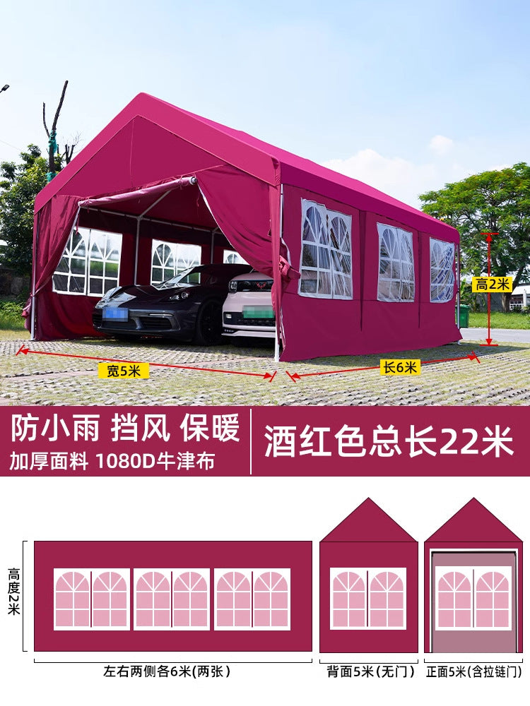 Camping Internet Celebrity Market Stall Tent Cover Thickened Windproof Rainproof Coldproof Outdoor Windproof Cloth Distribution and Dropshipping