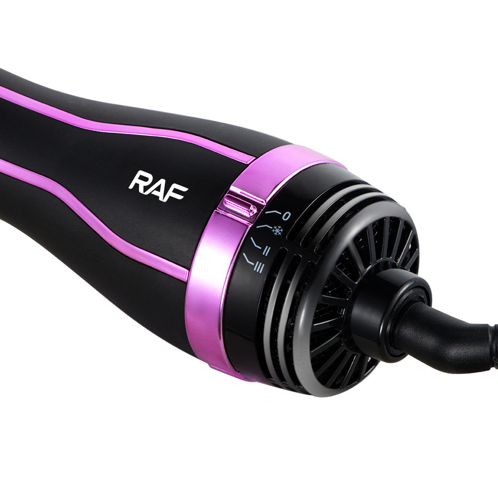 RAF European Standard Curling and Straightening Dual-use Hair Styling 3-in-1 Hot Air Brush Automatic Curling Iron Electric Hair Dryer