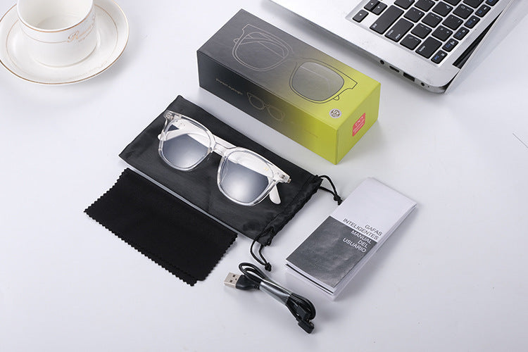 Non-Bone Conduction Bluetooth Glasses Open-Fit Smart Sunglasses Travel Driving Call Hands-Free Sun Protection Sunglasses