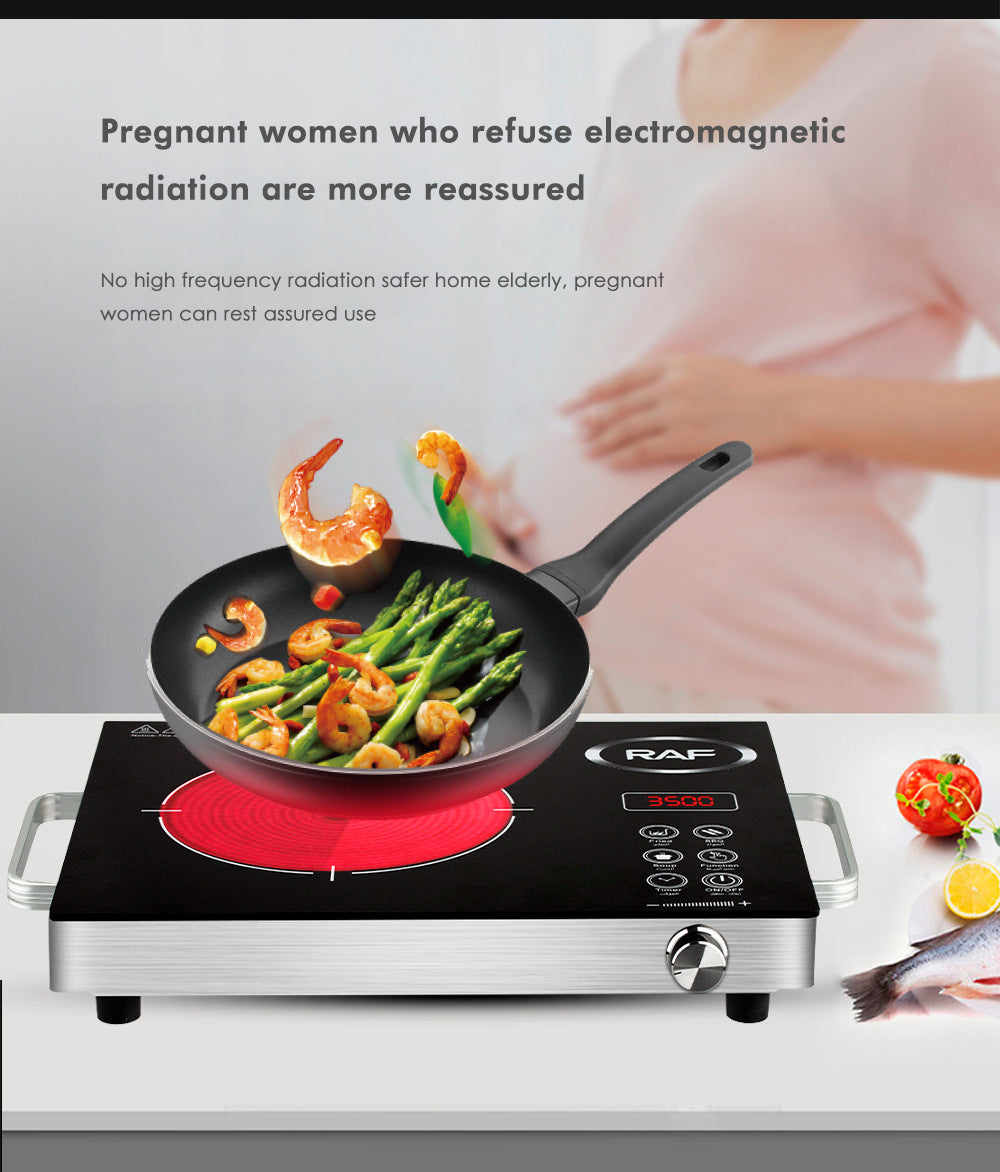 Multifunctional High-Power Electric Ceramic Stove Touch Smart Home Induction Cooker Black Export Induction Cooker