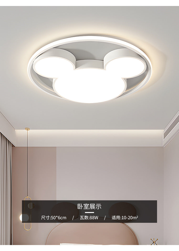 Master bedroom lamp ceiling lamp round room lamp simple modern home use led Nordic Style Study Lamp Cozy and Romantic