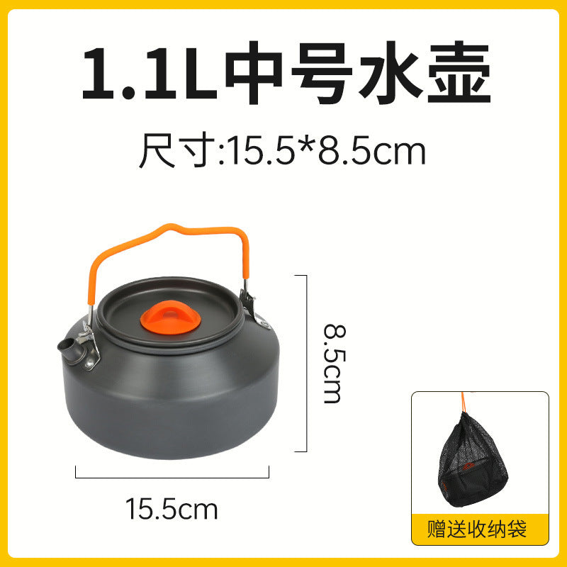 Cookware Set Pot Camping Tableware Cookware Camping Equipment Full Set Kettle Frying Pan Cooking Stove  Multi-Purpose