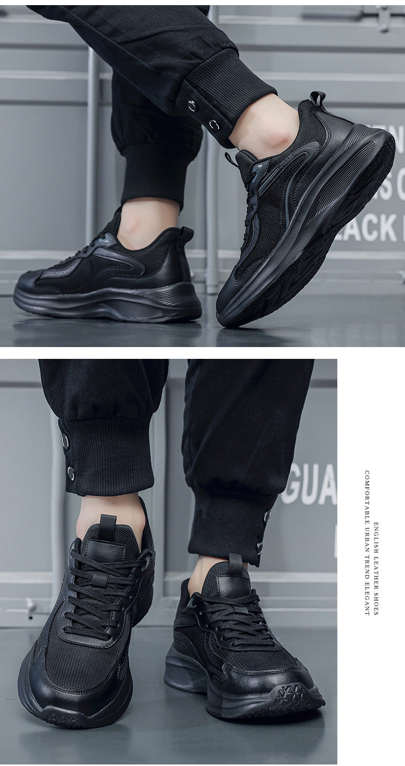 Plus Size Men's Fashion Casual Sneakers Trendy Versatile Breathable Mesh Shoes Lightweight Running Shoes Luxury Travel Shoes