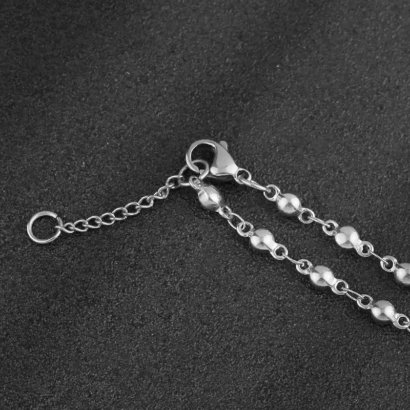 New Cross Bracelet for Women Stainless Steel Niche Design Personality Versatile Titanium Steel Jewelry Factory Wholesale