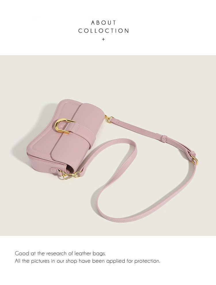 Versatile Texture New Baguette Bag Retro Fashion Elegant Versatile Shoulder Underarm Bag Crossbody Women's Bag