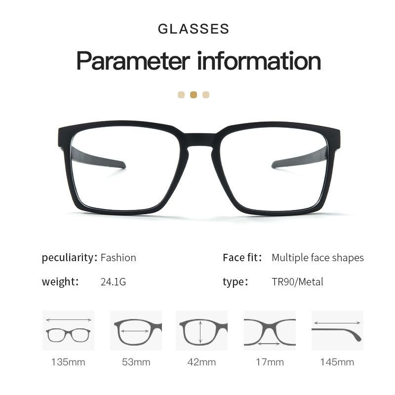 Sports Glasses Frame Metal Temples TR Material Frame New Cycling Glasses
