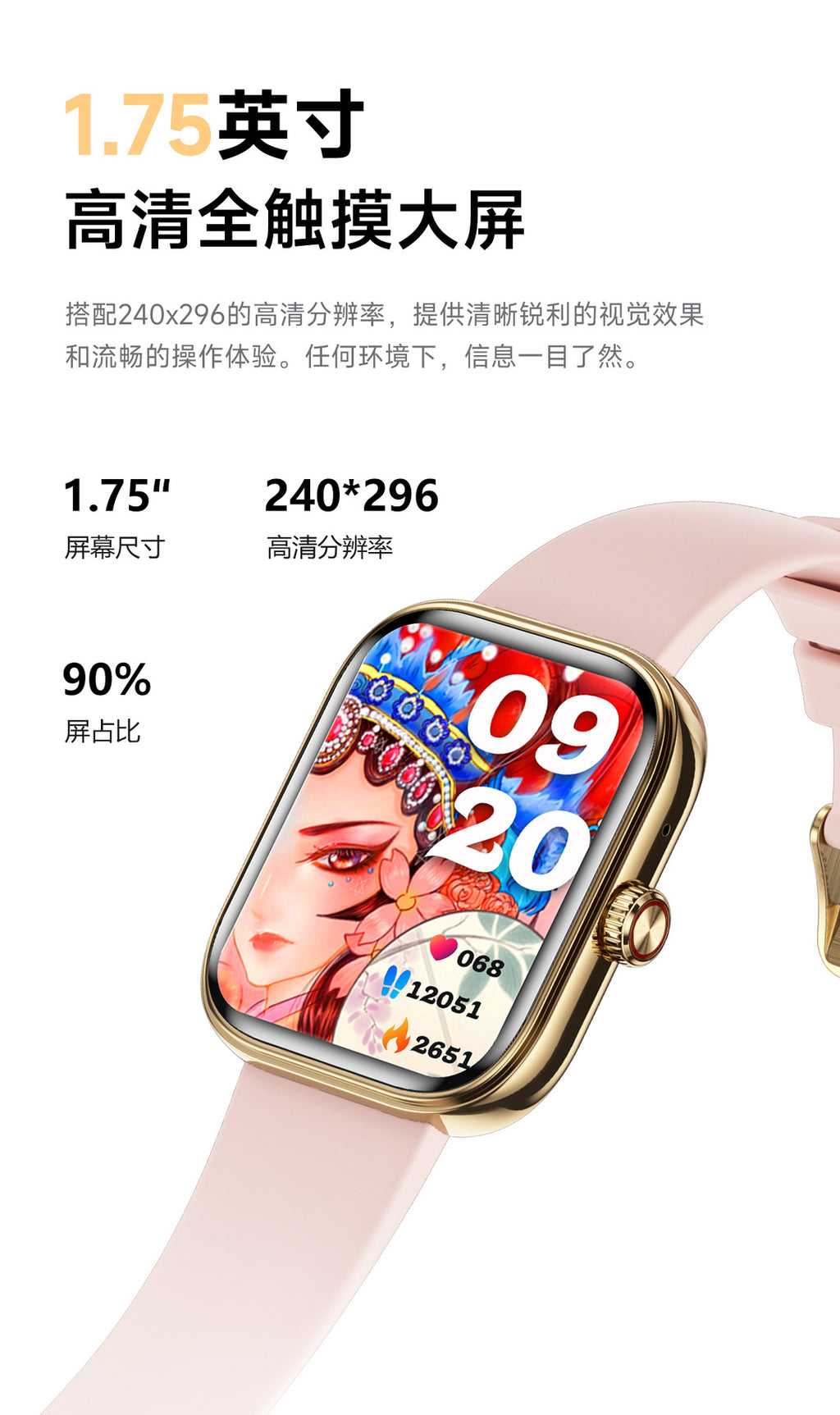 G46Women's Smart Watch Blood Pressure Blood Sugar Blood Oxygen Detection NFC Alipay Bluetooth Call Smart Bracelet