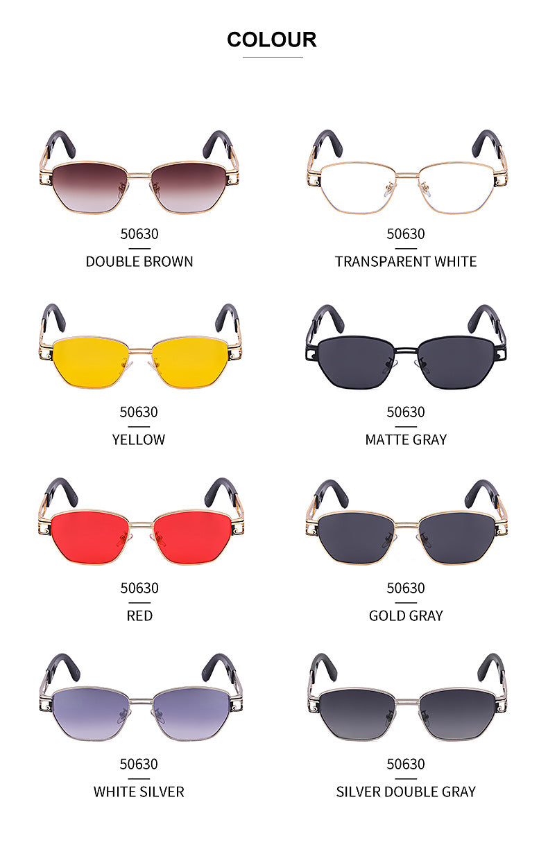 2025Steampunk Sunglasses New Men's Trendy Fashion Retro Small Square Frame Sunglasses Men sunglasses