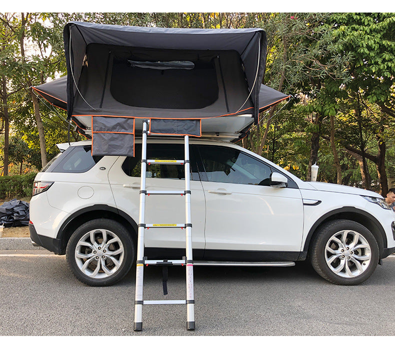 Dropshipping Car Roof Tent Outdoor folding portable rainproof aluminum alloy SUV Car Top Tent Hard Shell