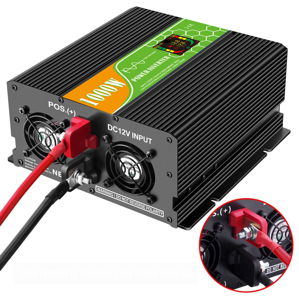 Pure Sine Wave Inverter2000W E-commerce Hot-Selling Products Smart Display Wired Switch