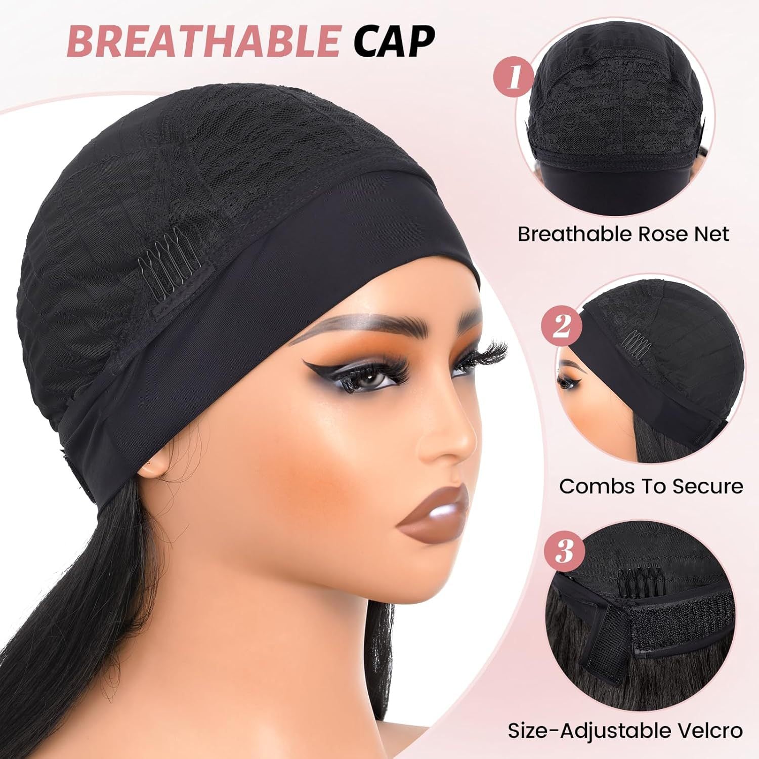 Afro Body wave Large Curly Hair Ribbon Hairband Curly Hair Glueless Synthetic Wig