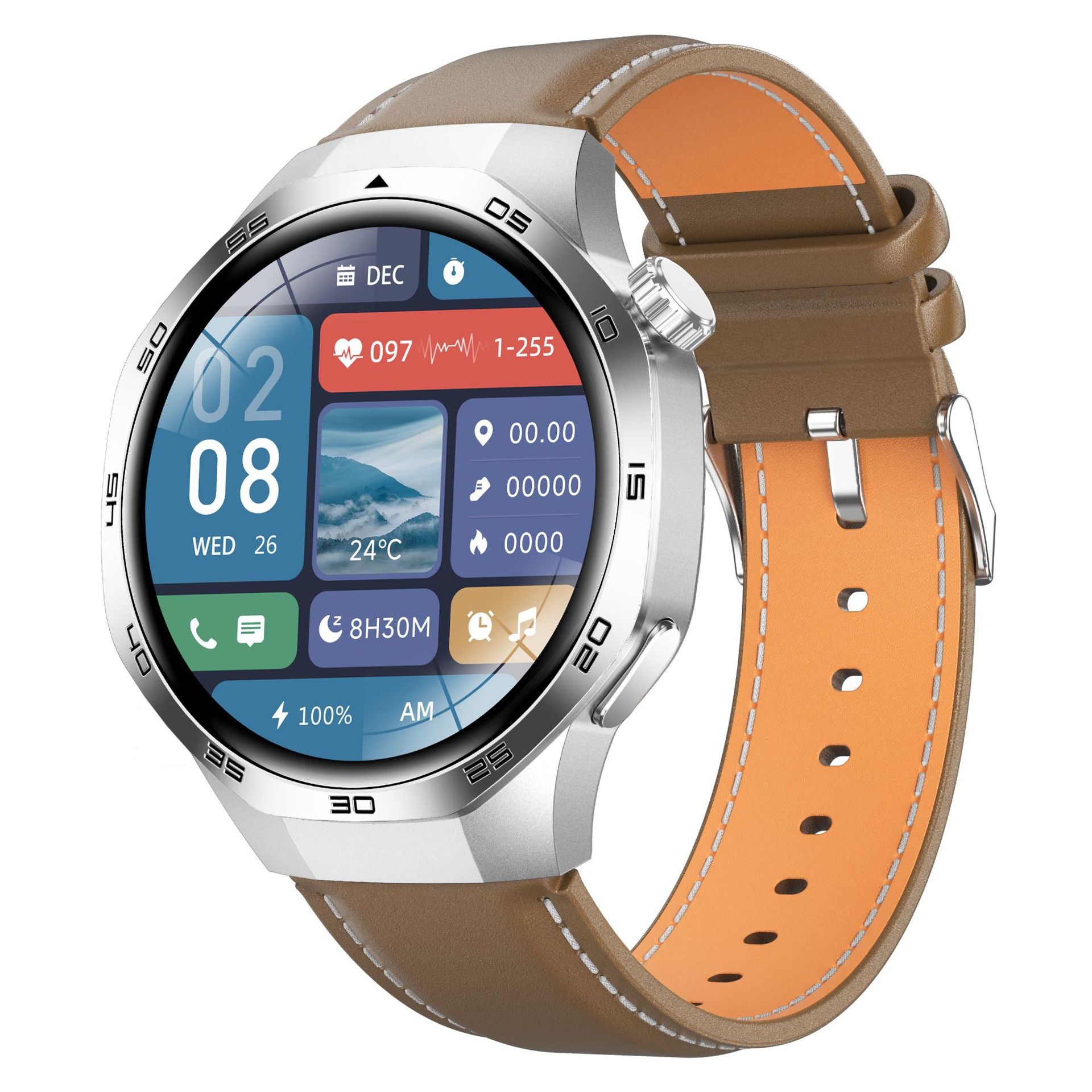 Watch5 Max Smart Watch1.52inch Bluetooth Call, Heart Rate Monitor, Pedometer, Sleep Monitoring, Waterproof, Shockproof, Dustproof Sports