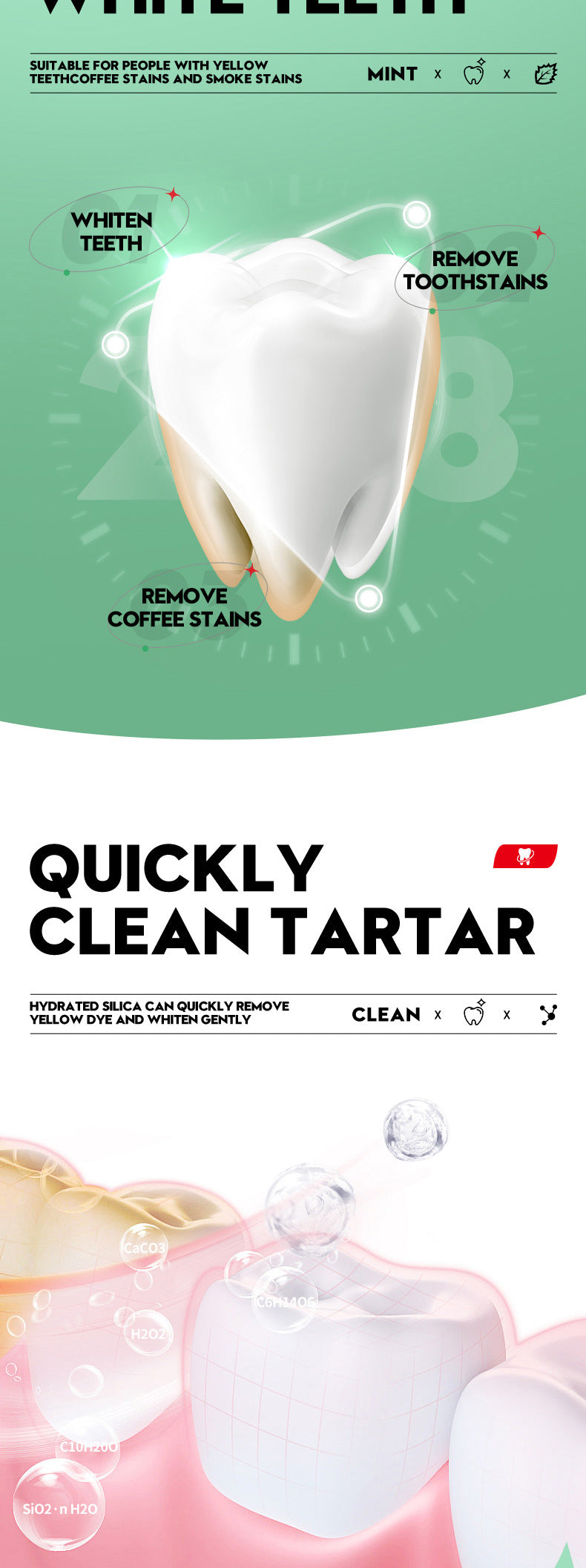 Distribution Combination Toothpaste SADOER Clean teeth fresh oral care cross-border wholesale