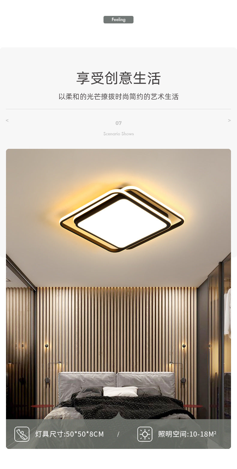 2025New stylish living room lamp Nordic light luxury smart lamp energy-saving LED Ceiling Lamp Bedroom Lamp Home Improvement Lighting