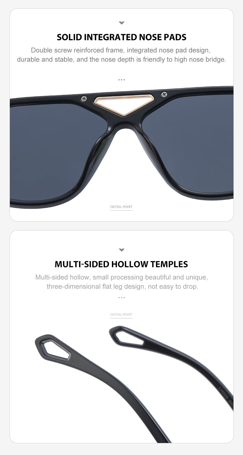 European and American Retro Steampunk Sunglasses for Men High-End Sunglasses Men's Trendy Glasses Wholesale shades