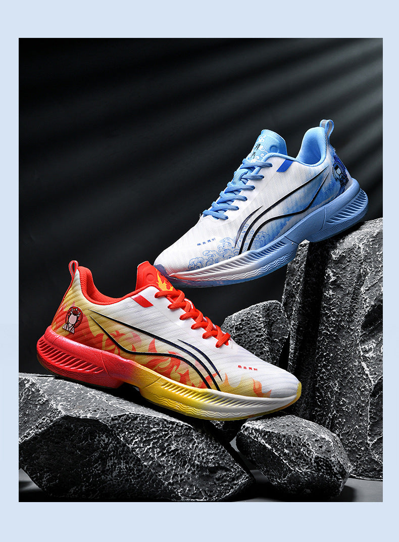 2025Autumn New Parent-Child Nezha Ao Bing Fashion Casual Sports Shoes Popcorn Carbon Plate Lightweight Comfortable Running Shoes